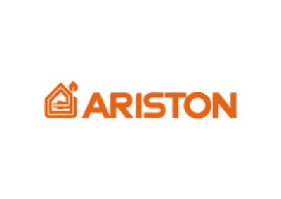 Logotipo de la marca Ariston, trabajamos en reparación, mantenimiento e instalación en Madrid