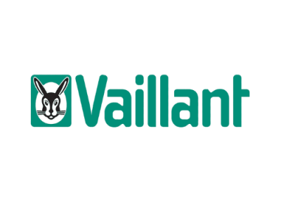 Logotipo de la marca Vaillant, trabajamos en reparación, mantenimiento e instalación en Madrid